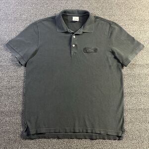 Lacoste Regular Fit Black short sleeve size 6 XL Polo shirt Large Alligator
